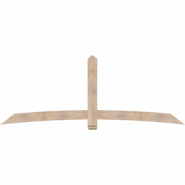 Ekena Millwork Bellingham Smooth Timber Gable Bracket, Douglas Fir, 108"W x 40"H x 1 1/2"D x 5 1/2"F, 9/12 Pitch GBW108X40X0206BEL00SDF - main